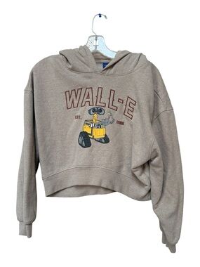 Pixar WALL-E XS Oversized Cropped Hoodie 2000s Nostalgia Cartooncore Disney